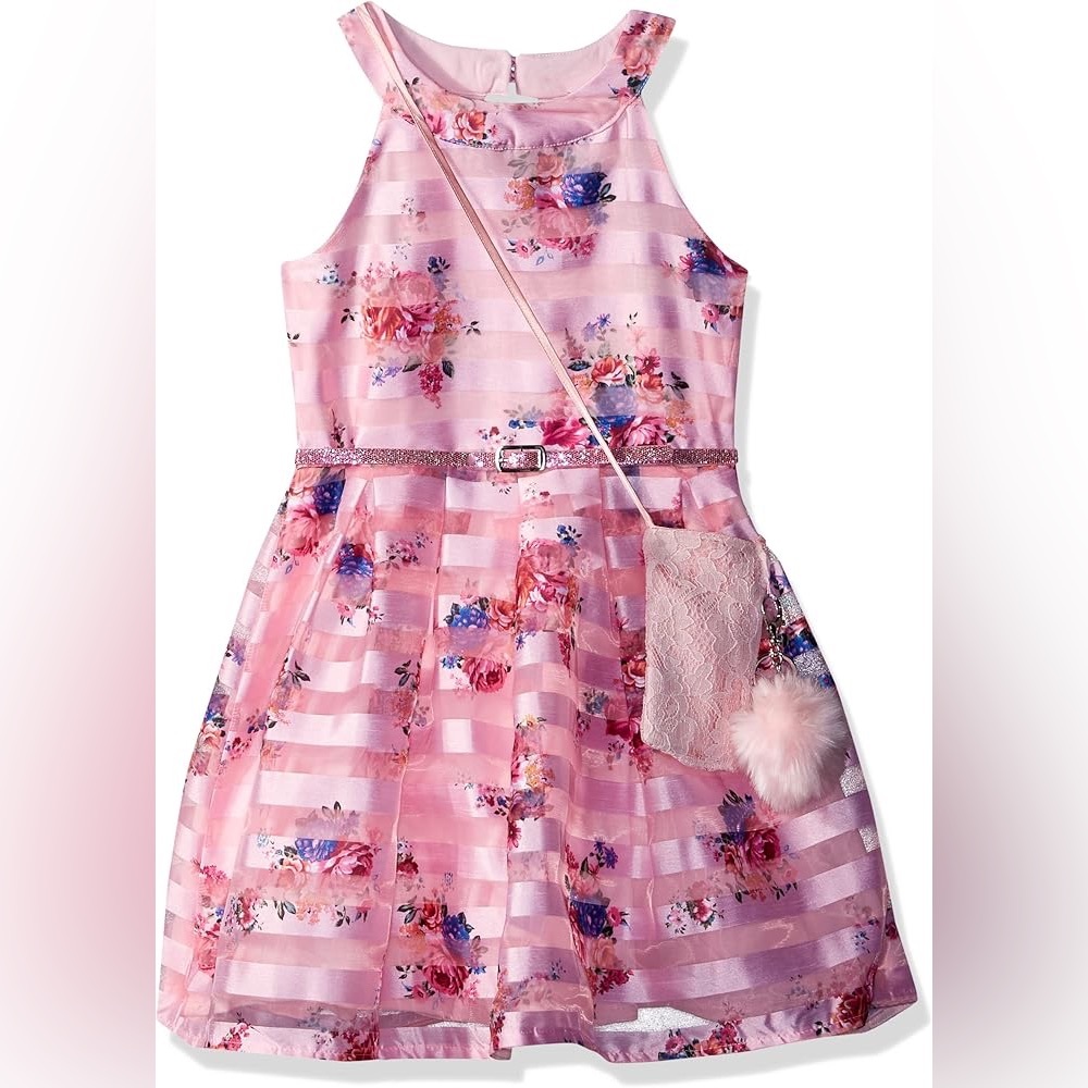 Darling girls Beautees halter skater dress